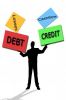 debt and credit juggle